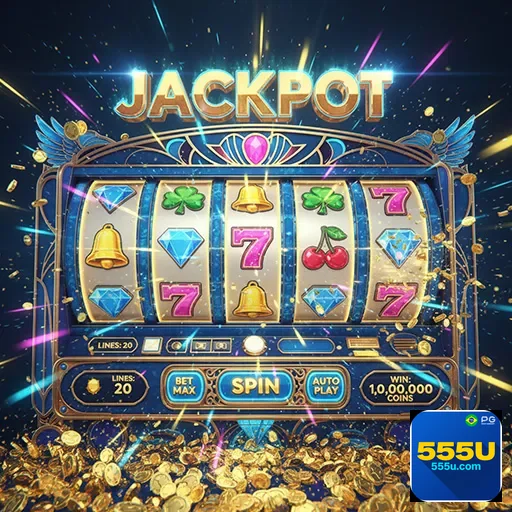Imagem de slots de cassino no site 555u, destaque para jogos de azar e entretenimento online.